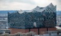 Elbphilharmonie vom Mahnmal St. Nikolei aufgenommen